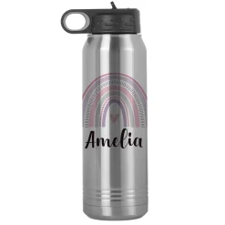 Rainbow Wishes Stainless Steel Water Bottle