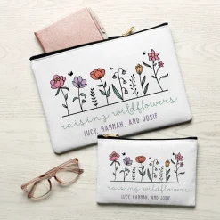 Raising Wildflowers Zipper Pouch