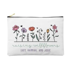 Raising Wildflowers Zipper Pouch