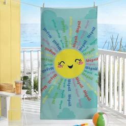 Rays Of Sun Beach Towel
