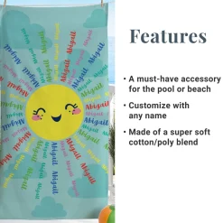 Rays Of Sun Beach Towel
