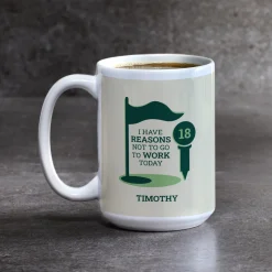 Reasons Not To Work Golf Mug