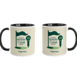 Reasons Not To Work Golf Mug