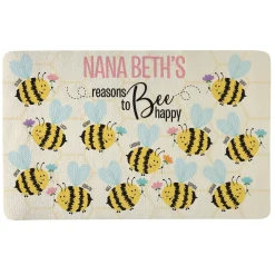 Reasons to Bee Happy Doormat