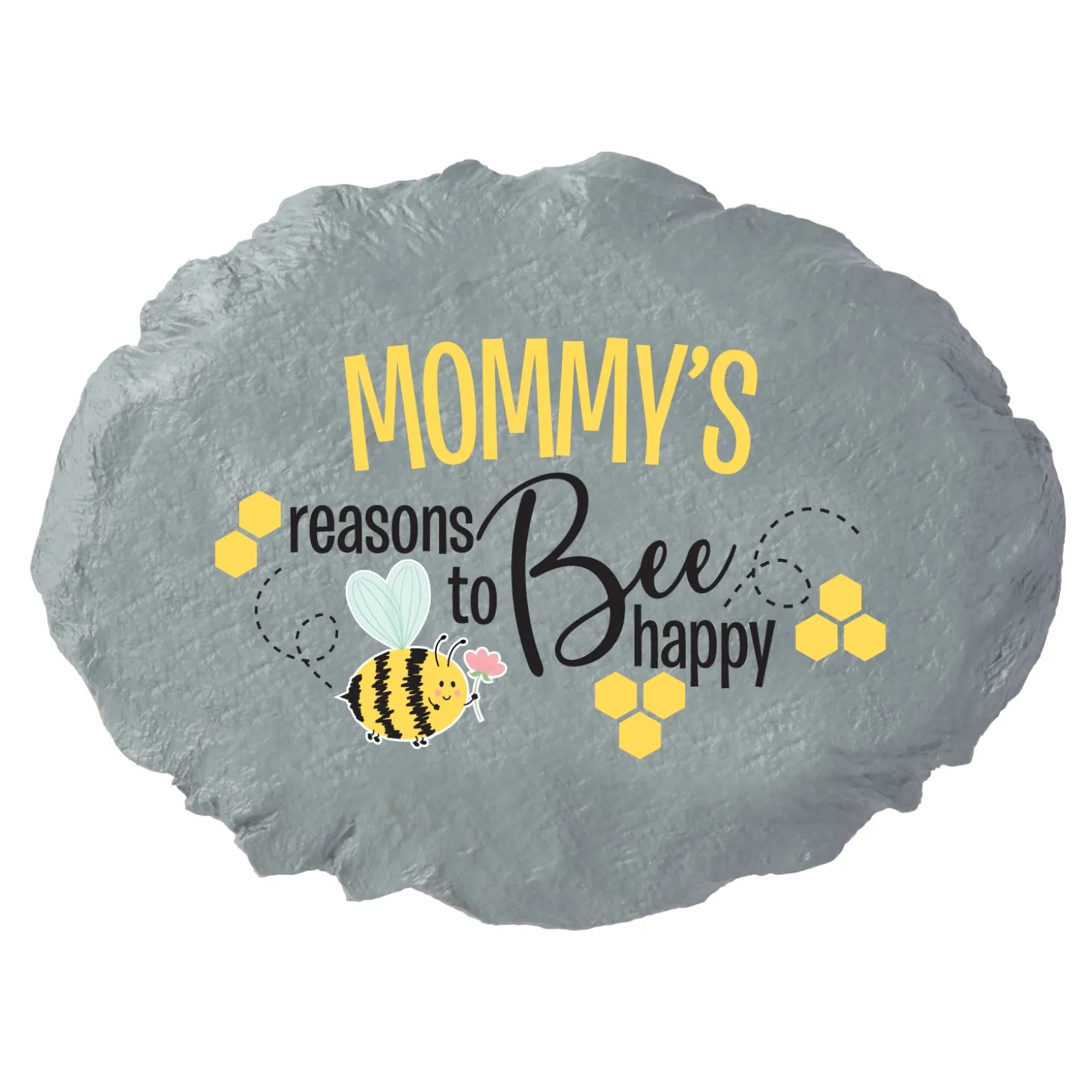 Reasons to Bee Happy Garden Stone