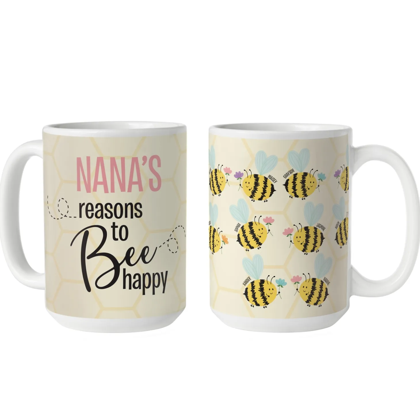 Reasons to Bee Happy Mug