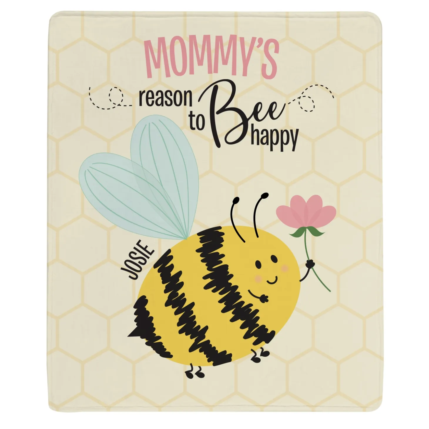 Reasons to Bee Happy Plush Blanket
