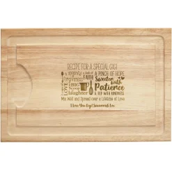 Recipe for a Special Someone Maple Wood Cutting Board