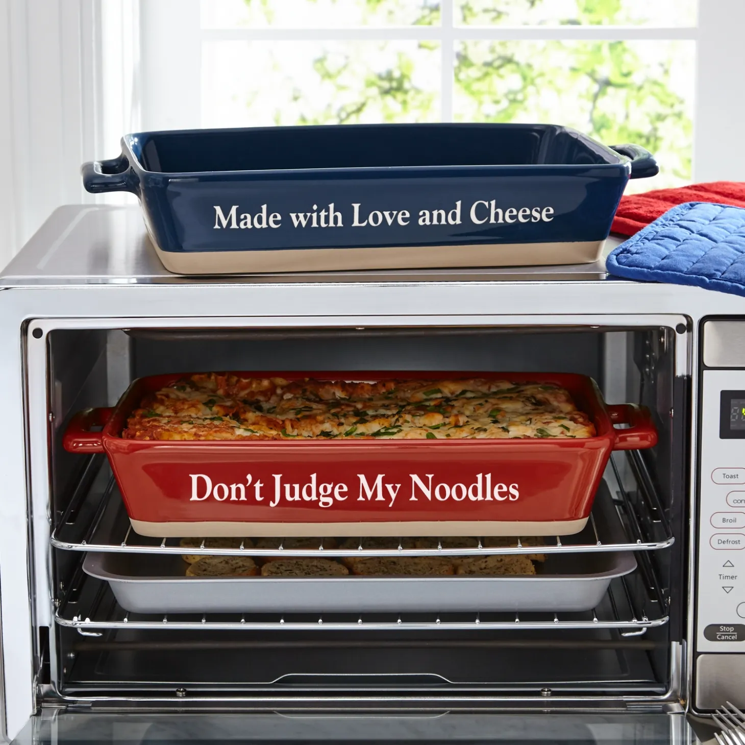 Rectangular Ceramic Stoneware Lasagna Dish