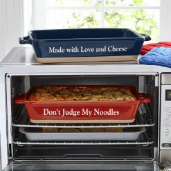 Rectangular Ceramic Stoneware Lasagna Dish