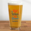 Red, White and Brews Pint Beer Glass