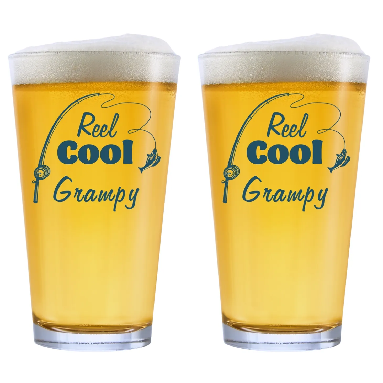 Reel Cool Fishing Glassware