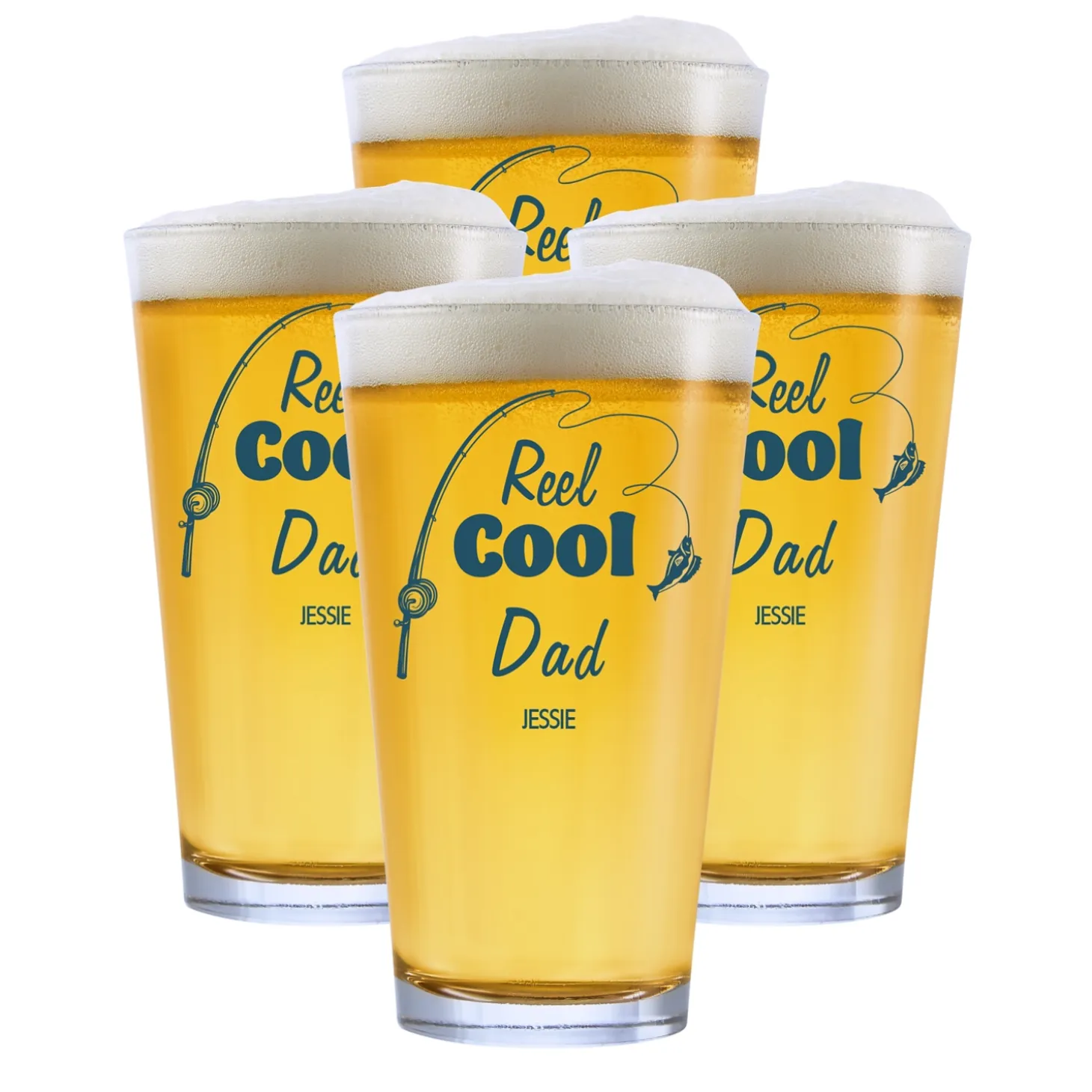 Reel Cool Fishing Glassware