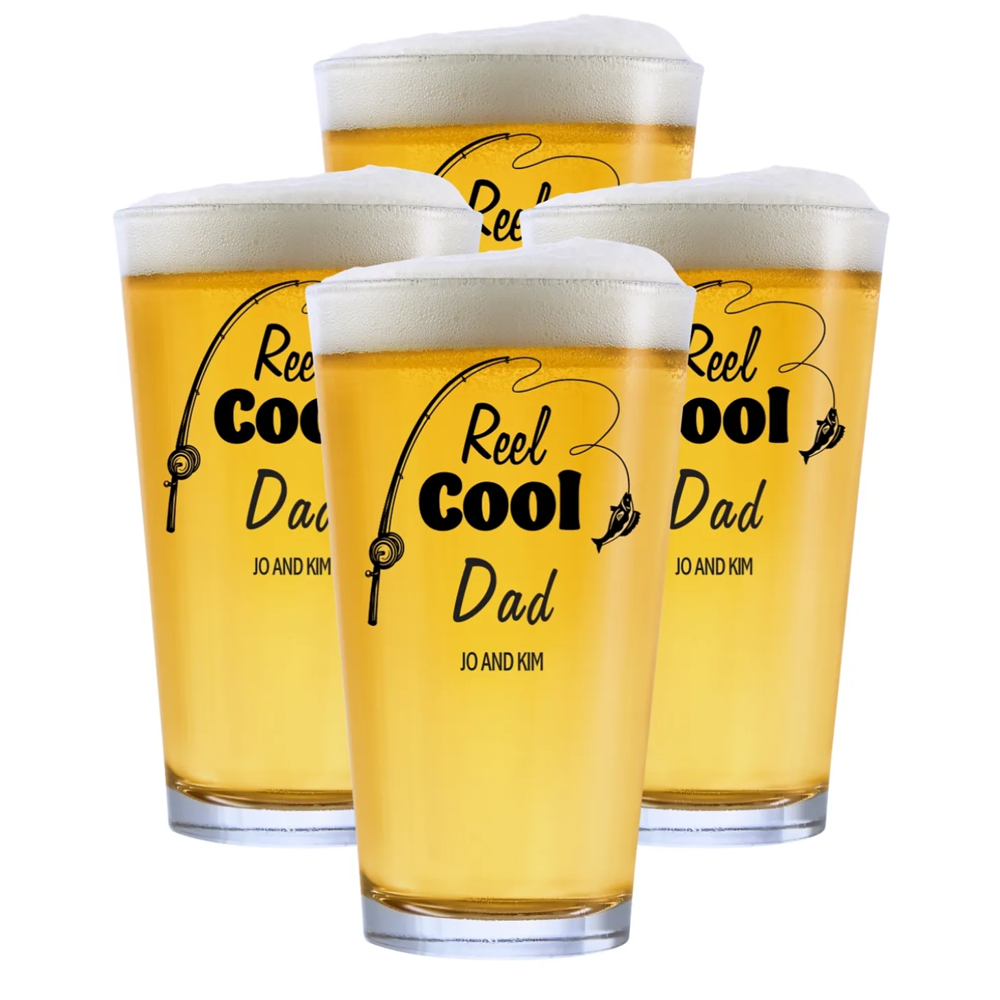 Reel Cool Fishing Glassware