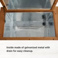 Refreshment Station Outdoor Wooden Cooler