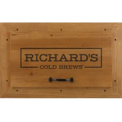 Refreshment Station Outdoor Wooden Cooler