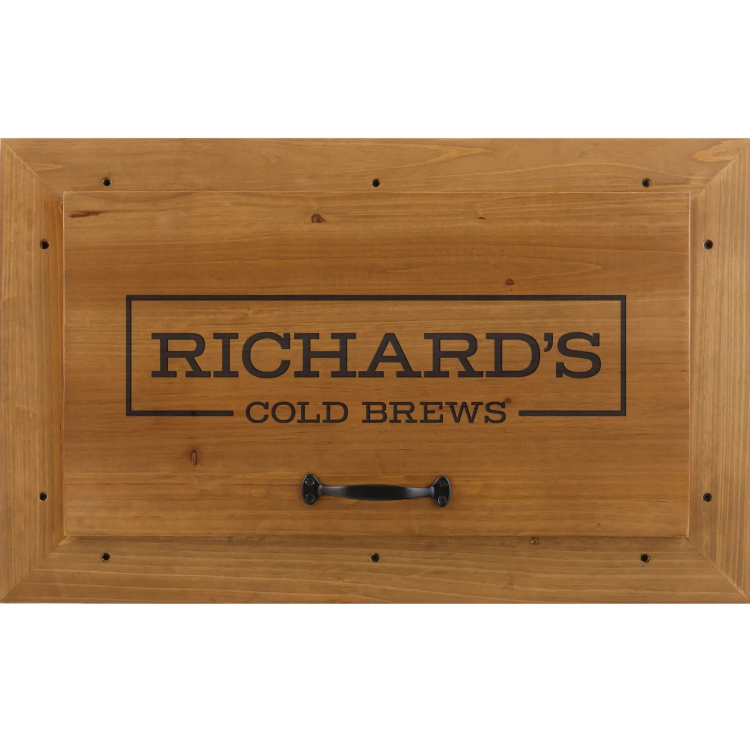 Refreshment Station Outdoor Wooden Cooler