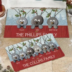 Reindeer Rocks Family Doormat