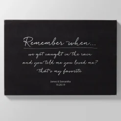 Remember When Leather Wall Art