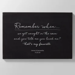 Remember When Leather Wall Art