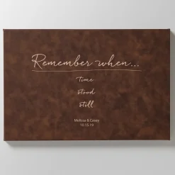 Remember When Leather Wall Art