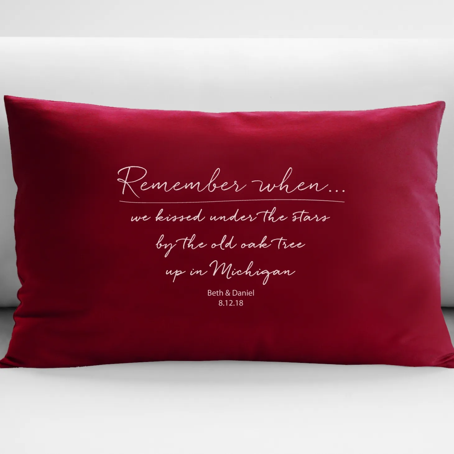 Remember When Throw Pillow