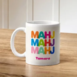 Repeating Colors Mahjong Mug
