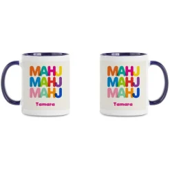 Repeating Colors Mahjong Mug