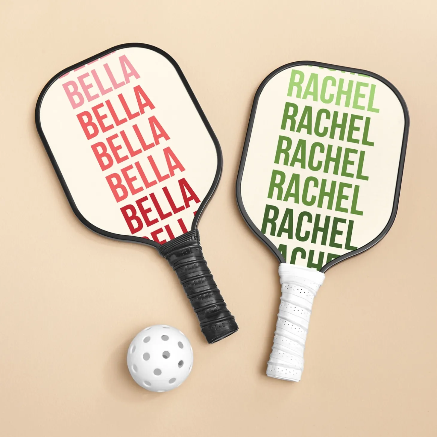 Repeating Name Pickleball Paddle