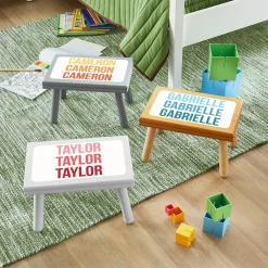 Repeating Name Step Stool