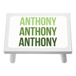 Repeating Name Step Stool