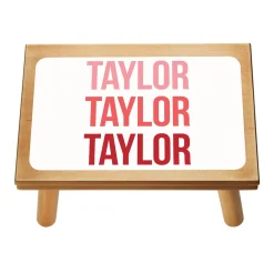 Repeating Name Step Stool