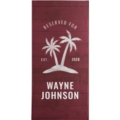 Reserved For Beach Towel