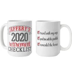 Retirement Checklist Mug