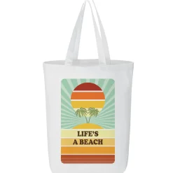Retro Beach Tote Bag