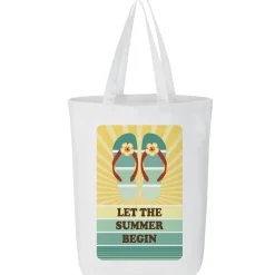 Retro Beach Tote Bag