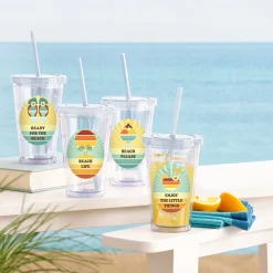 Retro Beach Tumbler