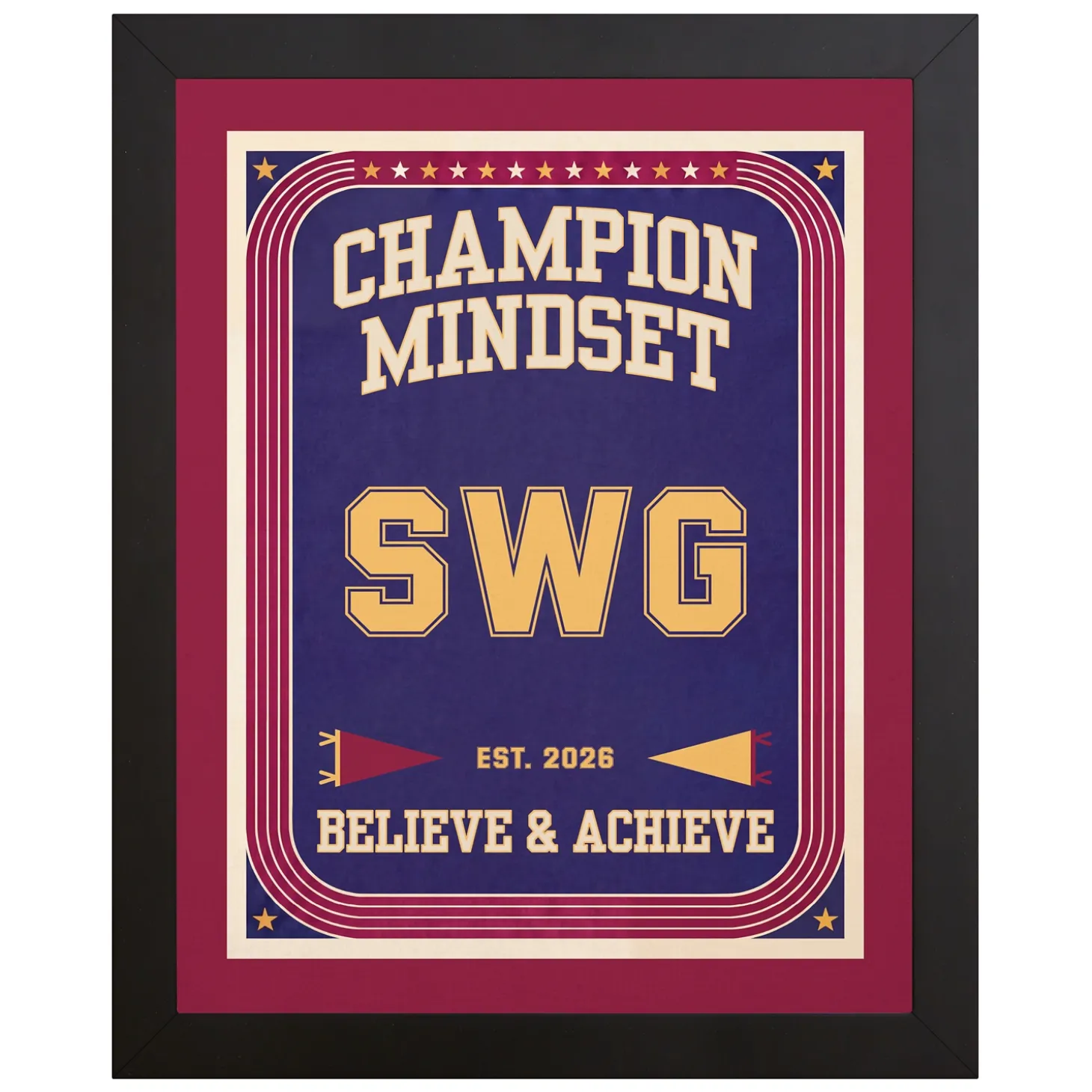 Retro Champion Mindset Canvas