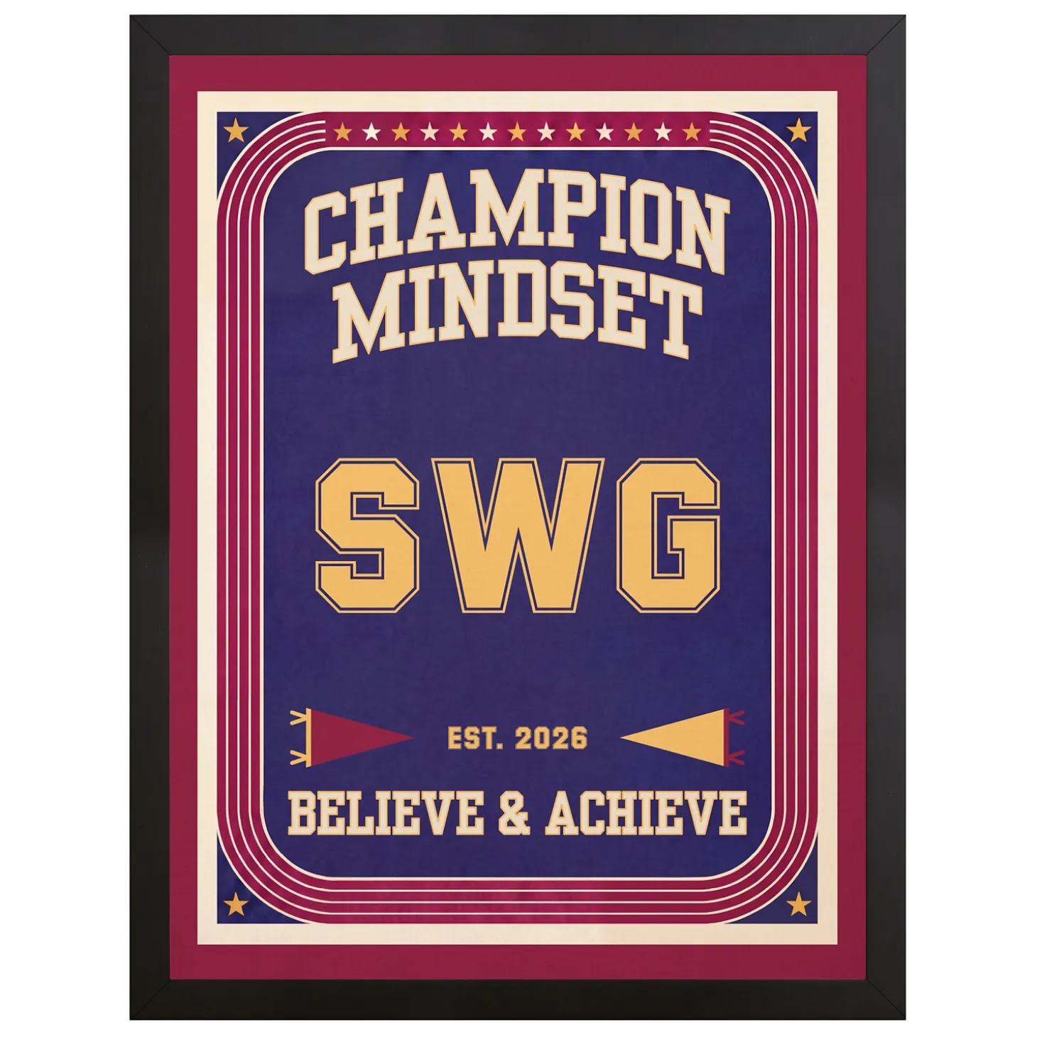 Retro Champion Mindset Canvas