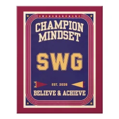 Retro Champion Mindset Canvas