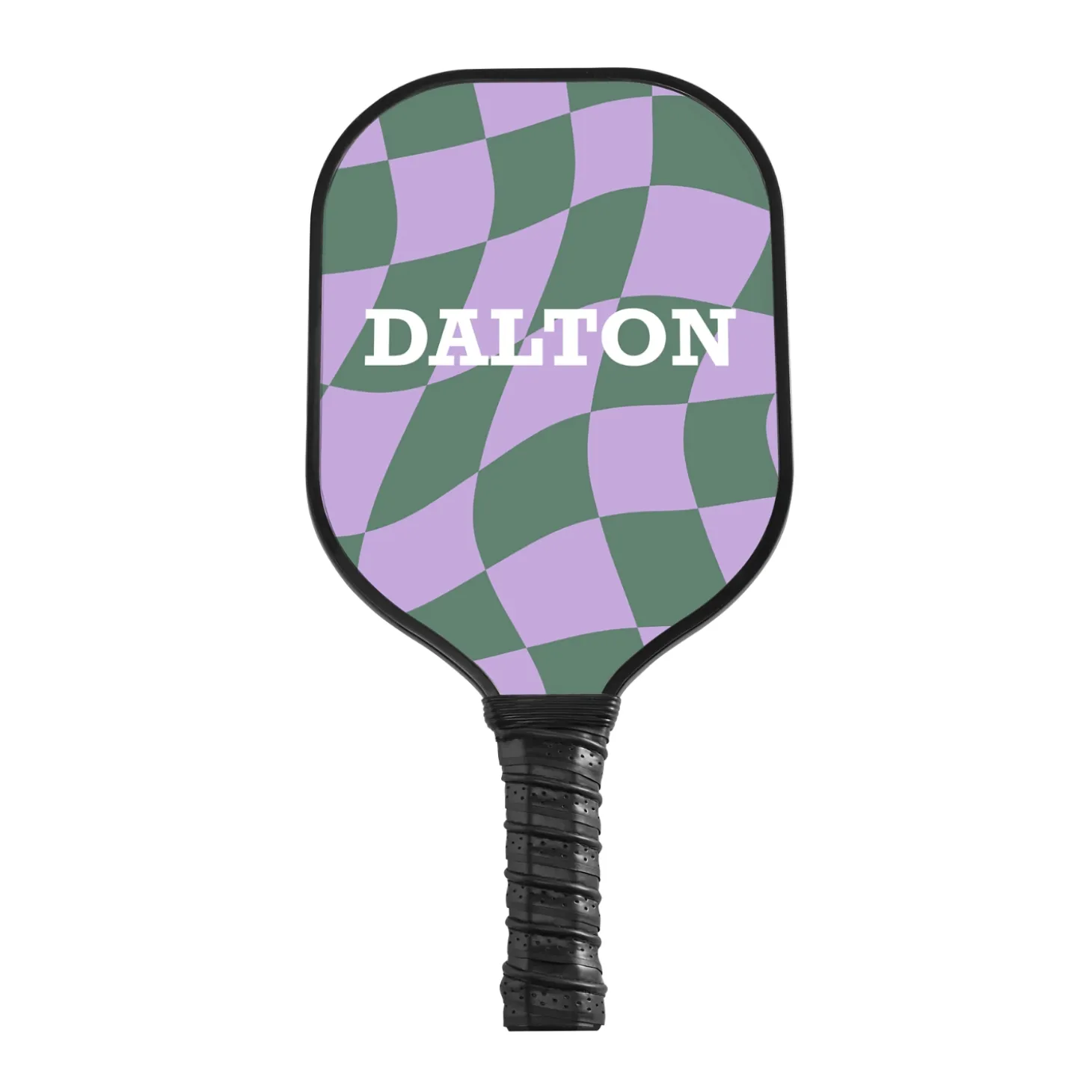 Retro Checkered Pickleball Paddle