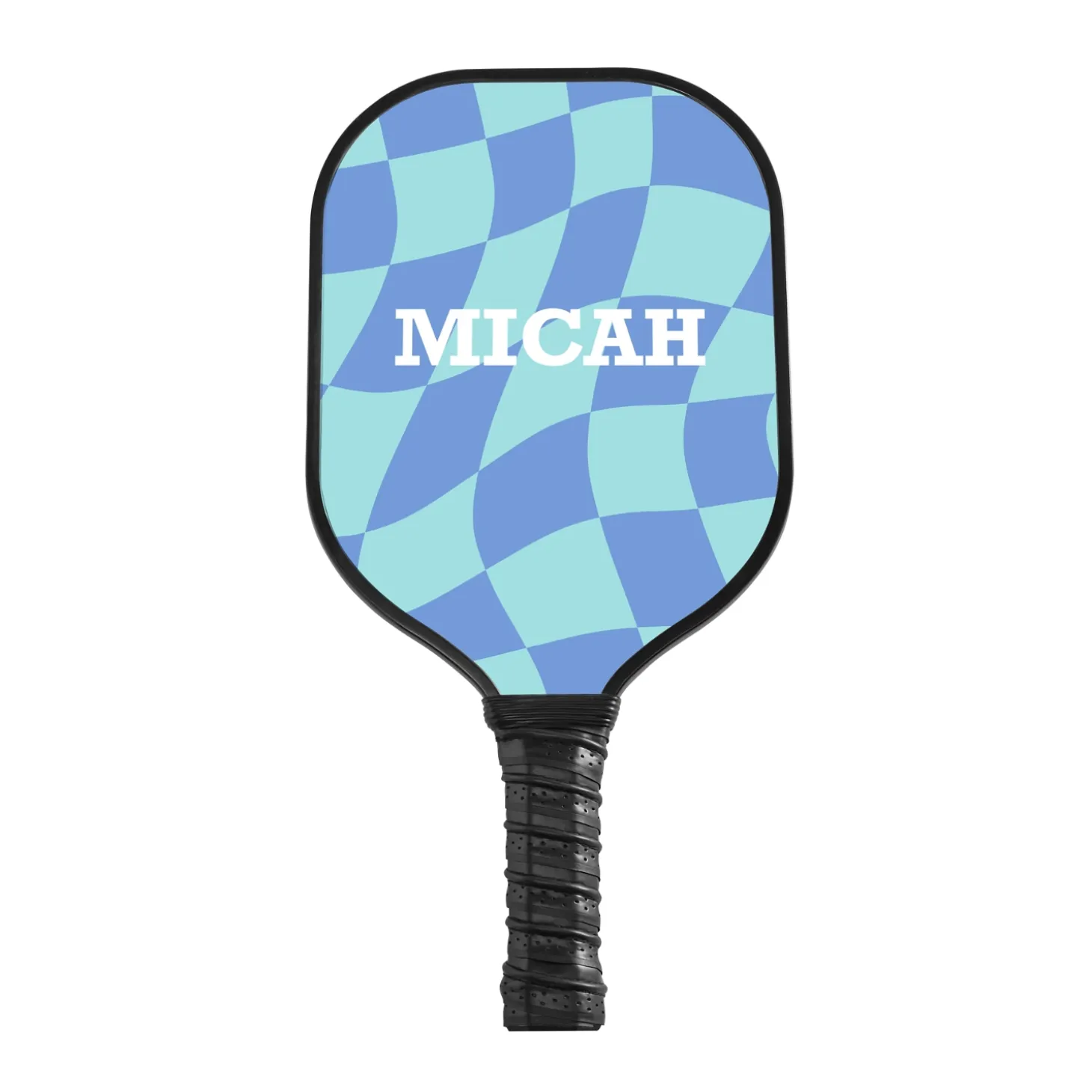 Retro Checkered Pickleball Paddle