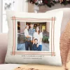 Ribbon Border Photo Throw Pillow