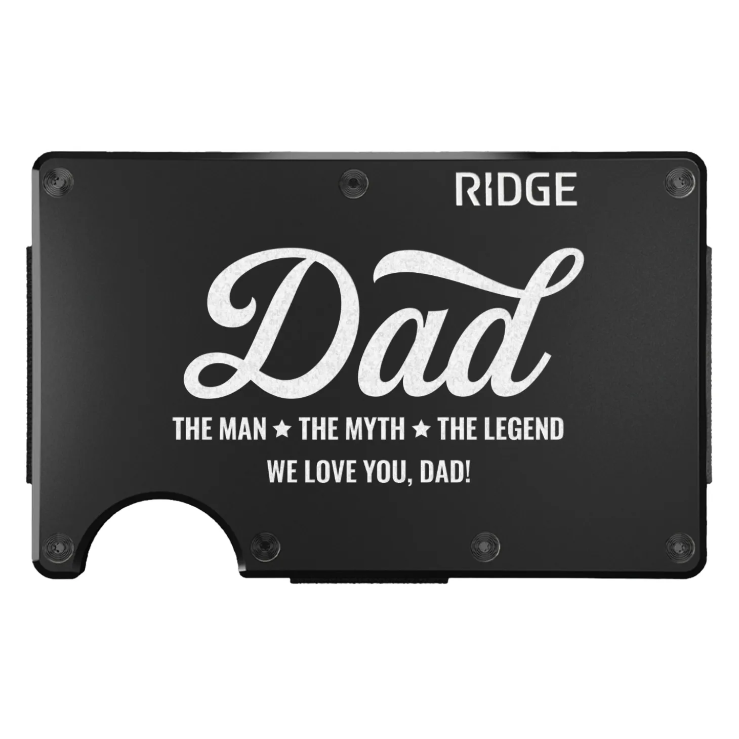 RIDGE® Aluminum Wallet Dad Appreciation Designs