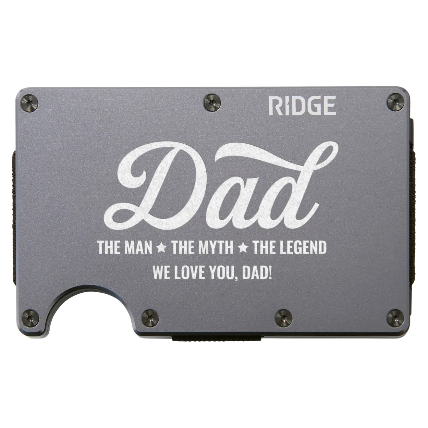 RIDGE® Aluminum Wallet Dad Appreciation Designs