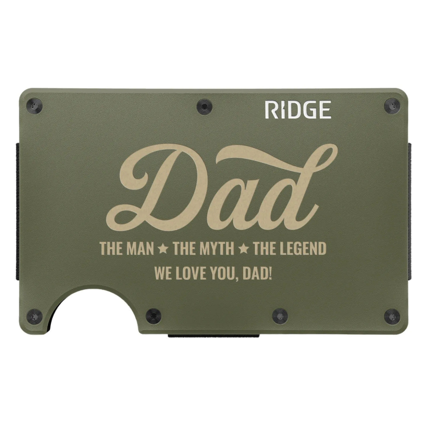RIDGE® Aluminum Wallet Dad Appreciation Designs