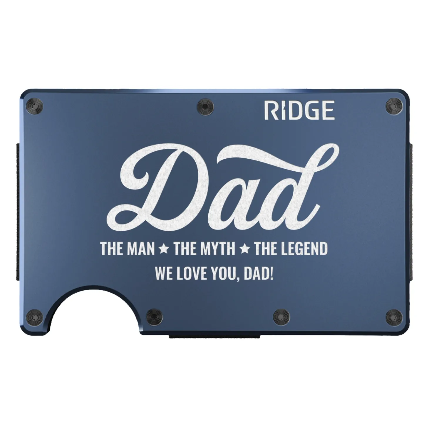 RIDGE® Aluminum Wallet Dad Appreciation Designs