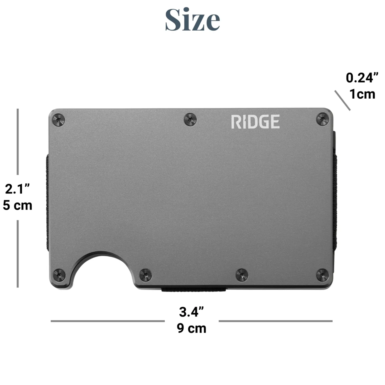 RIDGE® Aluminum Wallet Golf Designs
