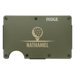 RIDGE® Aluminum Wallet Golf Designs