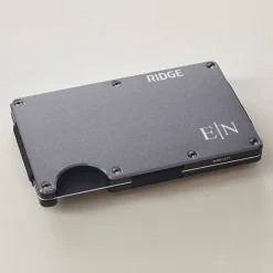 Ridge® Engraved Aluminum Wallet 2 Letter Monogram